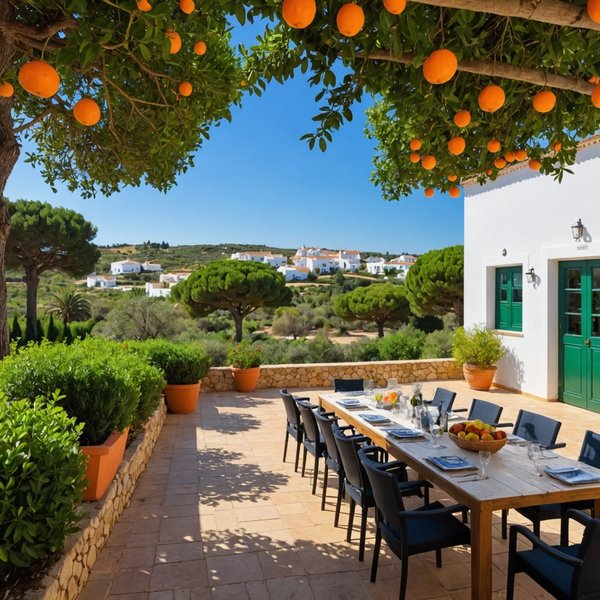 Quels sont les avantages de louer une maison de vacances en Algarve avec des cours de cuisine végétarienne et des visites de jardins botaniques?