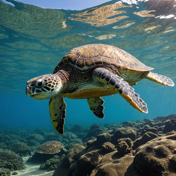 Où observer les tortues marines dans les îles Galápagos sans guide?